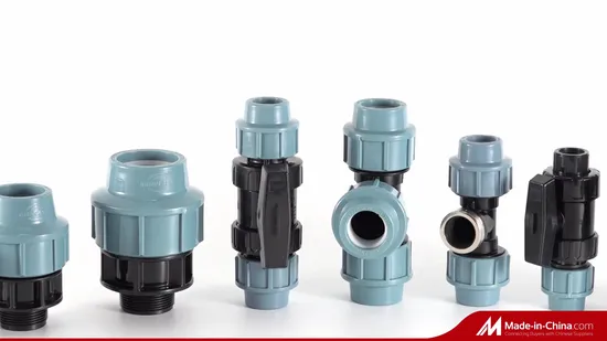Irriplast は、PN16 ジョイントを備えた高品質の HDPE プラスチック パイプ継手を工場で製造しています