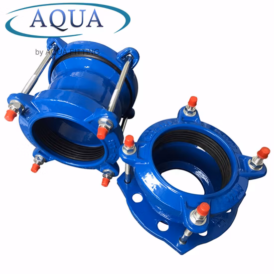 ISO9001 パイプ継手、ユニバーサルフレキシブルカップリングフランジアダプター付き