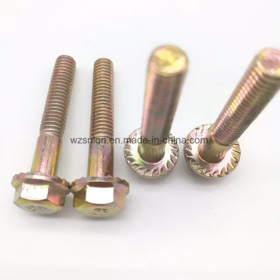 ASTM A325 プレーン六角不正開封防止六角頭、頑丈な構造とフランジ ボルト ファスナー付き